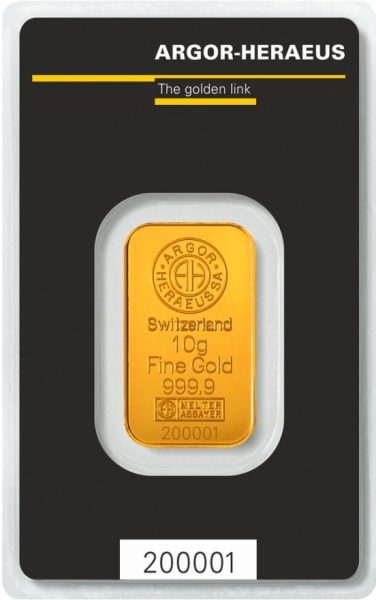 10 Gramm Goldbarren