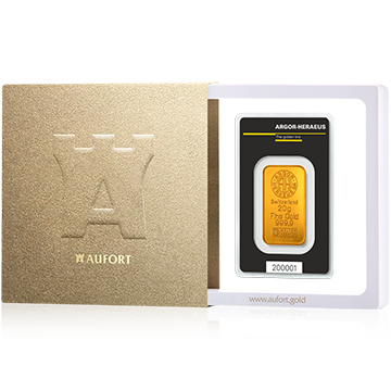 20 Gramm Goldbarren in einer Geschenkbox